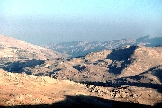 Abarim (Deuteronomy 32:49), view to Dead Sea