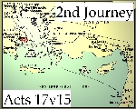 Apostle Paul's 1st Journey #1 (Acts13v1to3)